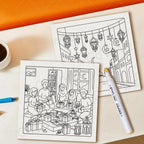 Livre de coloriage du Ramadan — 24 pages, motifs détaillés