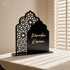Centre de table en arche découpée — Ramadan et Aïd, six modèles