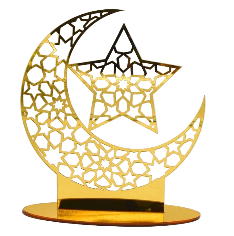 Décorations de table en acrylique miroir — Ramadan et Aïd