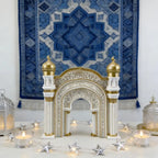 Grande arche de mosquée à poser — avec porte-bougies