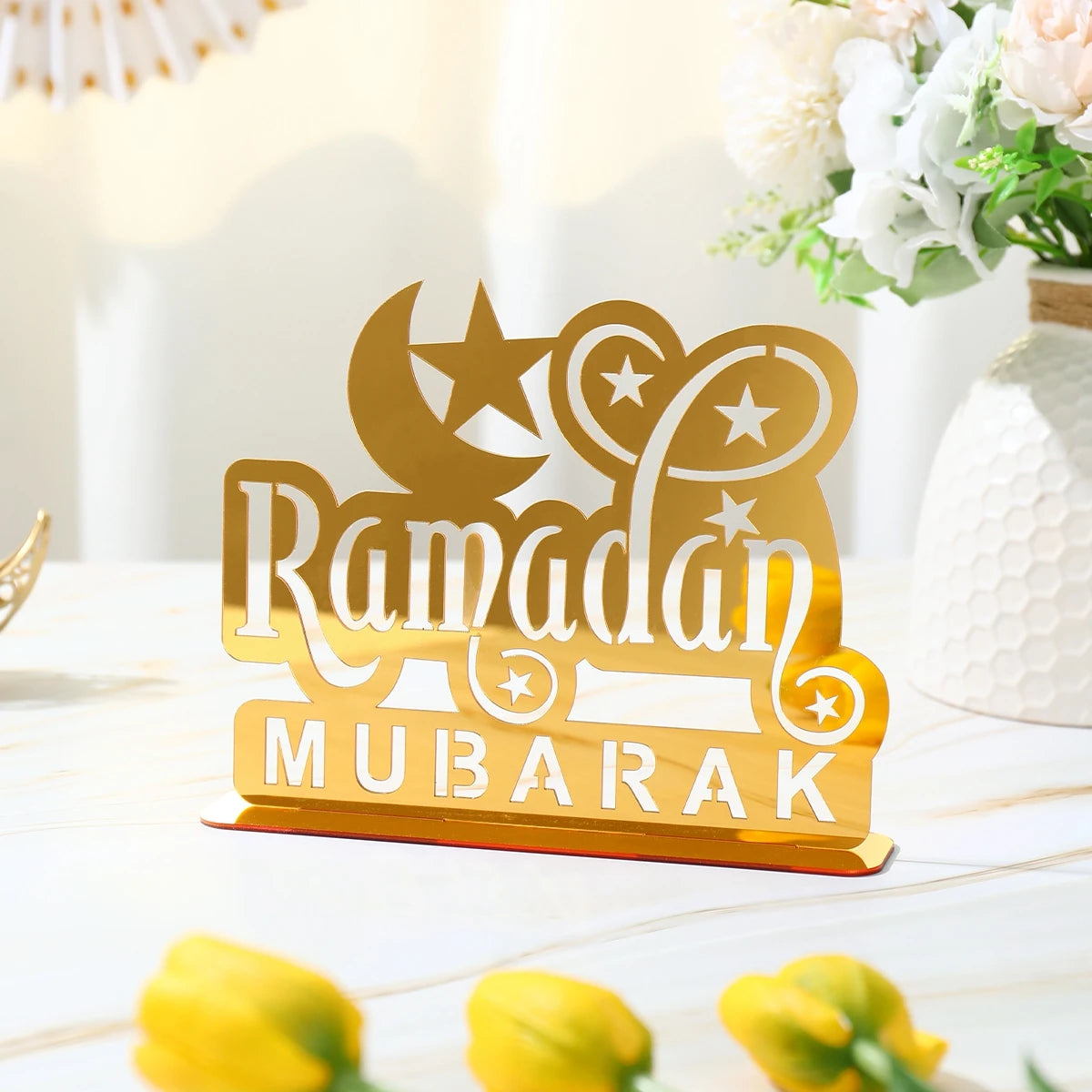 Décorations de table en acrylique miroir — Ramadan et Aïd